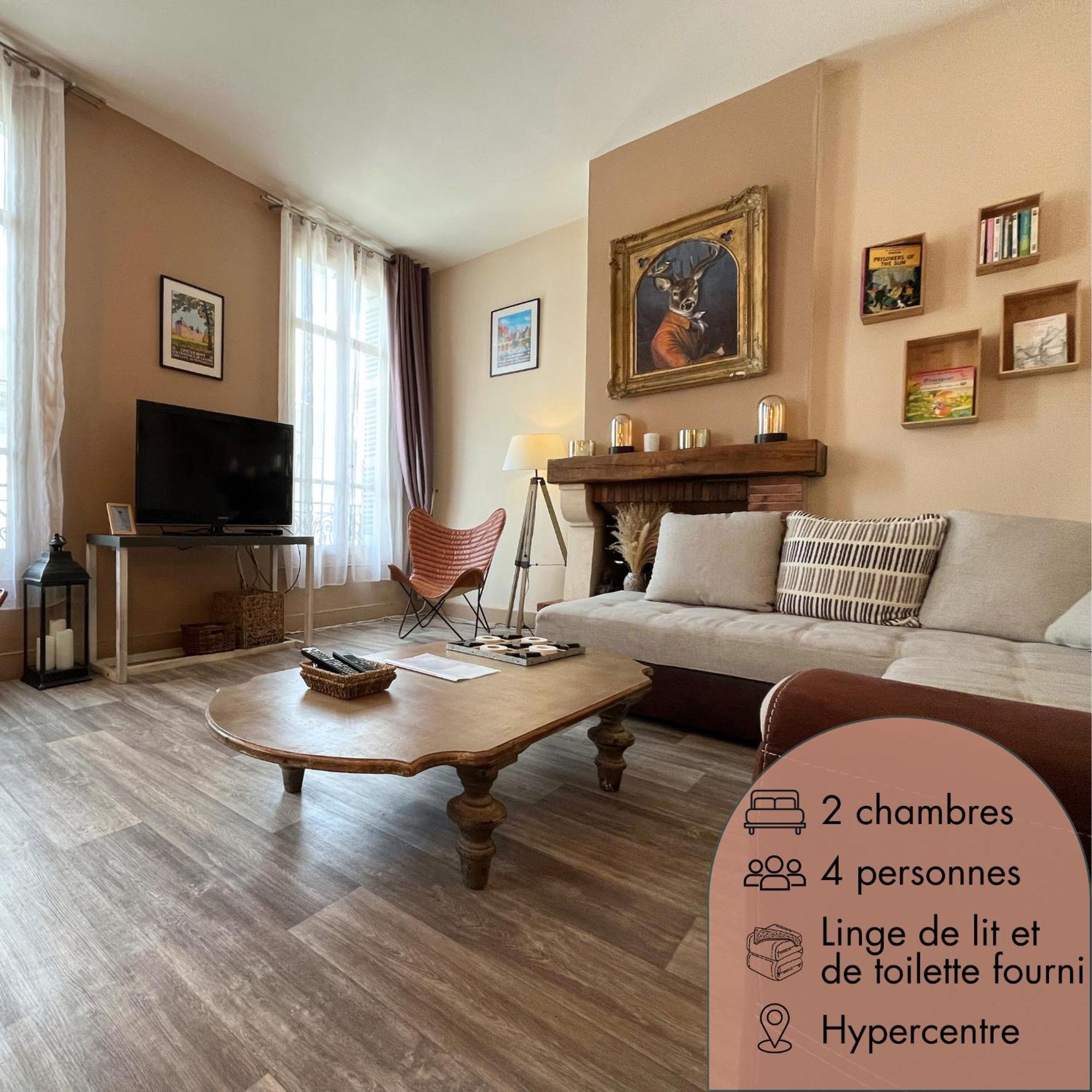 Cote Chateau - Grand Appartement Au Coeur De Blois Dış mekan fotoğraf